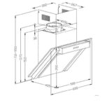 Απορροφητήρας Καμινάδα PKM 9860LZ Inox [Π60cm - 361m³/h]