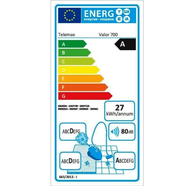 Ηλεκτρική Σκούπα Telemax Valor 700W