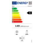 Ψυγειοκαταψύκτης Bosch KGE39ALCA [LowFrost/343L/Υ201×Π60cm]