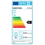 Ηλεκτρική Κουζίνα 65L United UFC-60263 Λευκή με Εμαγιέ Εστίες