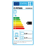 Ηλεκτρική Κουζίνα 66L Pitsos PHC009150 Inox με Κεραμικές Εστίες