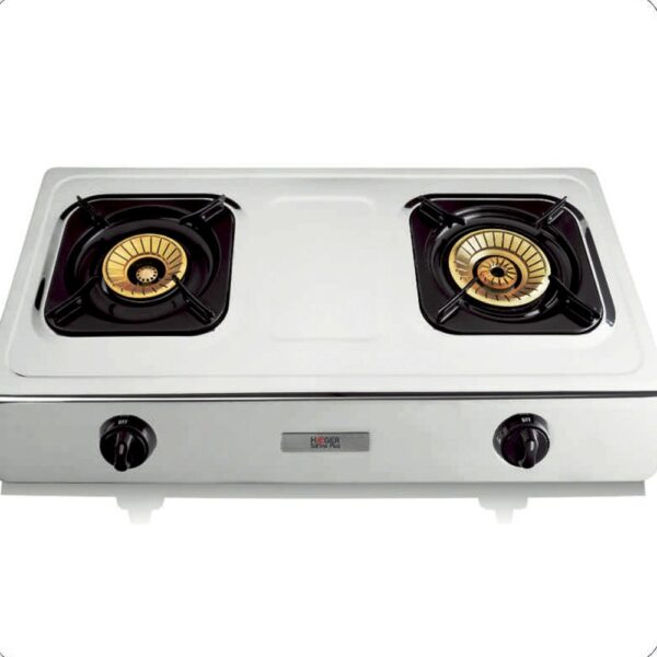 Επιτραπέζια Διπλή Εστία Υγραερίου Haeger Safine Plus 2-N5-H Inox