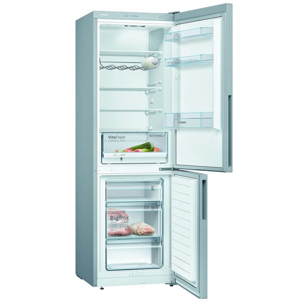 Ψυγειοκαταψύκτης Bosch KGV36VLEA Inox [LowFrost/308L/Υ186×Π60cm]