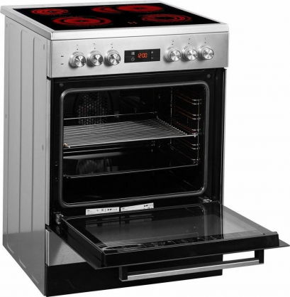 Ηλεκτρική Κουζίνα 72L Beko FSM67320GXS Inox με Κεραμικές Εστίες