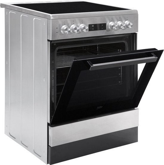 Ηλεκτρική Κουζίνα 72L Beko FSM67320GXS Inox με Κεραμικές Εστίες