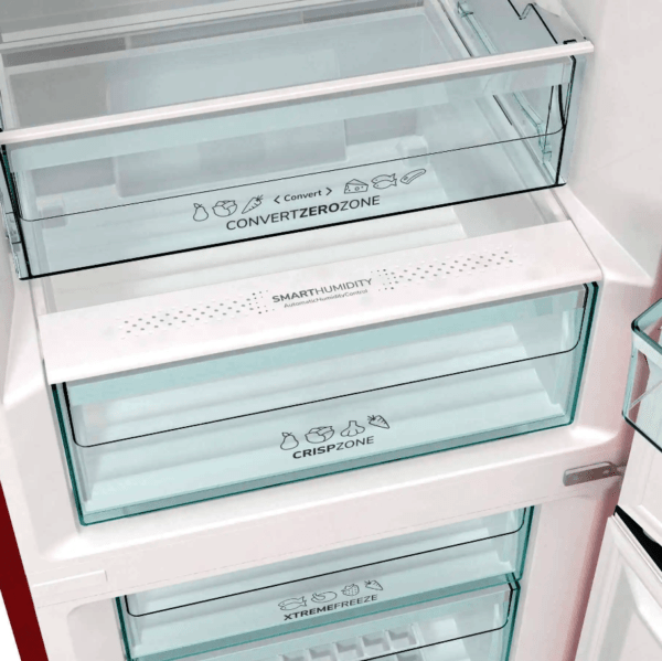 Ψυγειοκαταψύκτης Gorenje NK89C0DR Μπορντό [NoFrost/361L/Υ200×Π60cm]