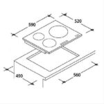 Αυτόνομη Εντοιχιζόμενη Κεραμική Εστία Candy CH63CT [Π59×Β52cm]