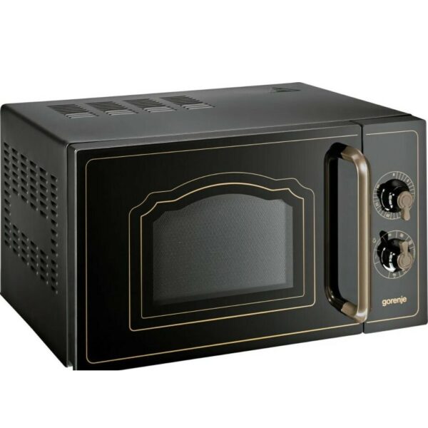 Φούρνος Μικροκυμάτων Gorenje Classico MO4250CLB Μαύρος [20L/700W]