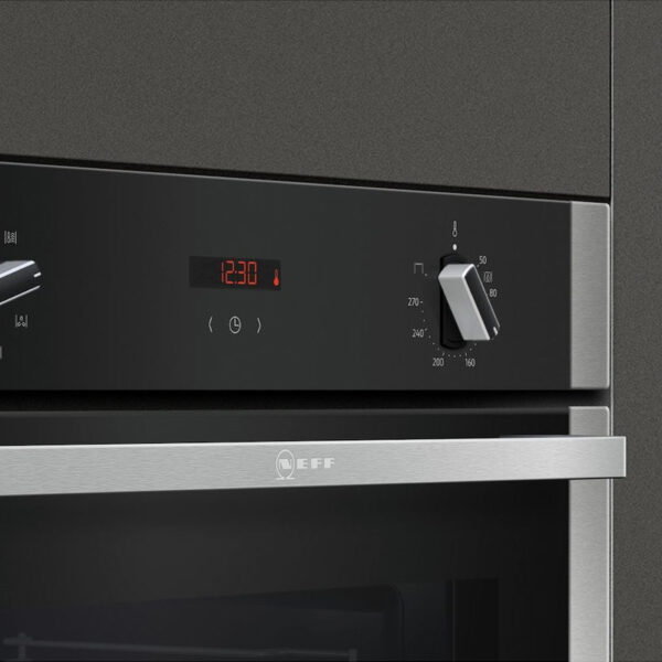 Εντοιχιζόμενος Φούρνος 71L Neff B1ACC2AN0 Μαύρος/Inox με Υδρόλυση