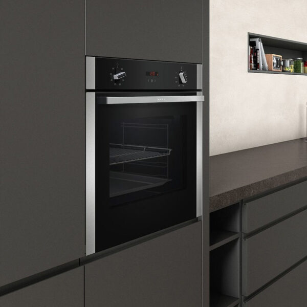Εντοιχιζόμενος Φούρνος 71L Neff B1ACC2AN0 Μαύρος/Inox με Υδρόλυση