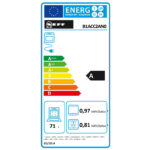 Εντοιχιζόμενος Φούρνος 71L Neff B1ACC2AN0 Μαύρος/Inox με Υδρόλυση