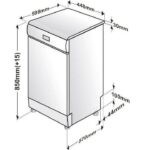 Ελεύθερο Πλυντήριο Πιάτων Grundig GSF 41825 X Inox [◎11/Π45cm]