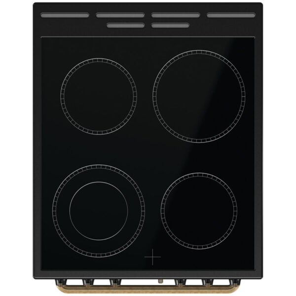 Ηλεκτρική Κουζίνα Ατμού 70L Gorenje GECS5B70CLB Μαύρη με Υδρόλυση & Κεραμικές Εστίες