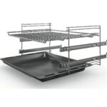 Ηλεκτρική Κουζίνα 66L Bosch HKR39C250 Inox με Κεραμικές Εστίες