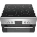 Ηλεκτρική Κουζίνα 66L Bosch HKR39C250 Inox με Κεραμικές Εστίες
