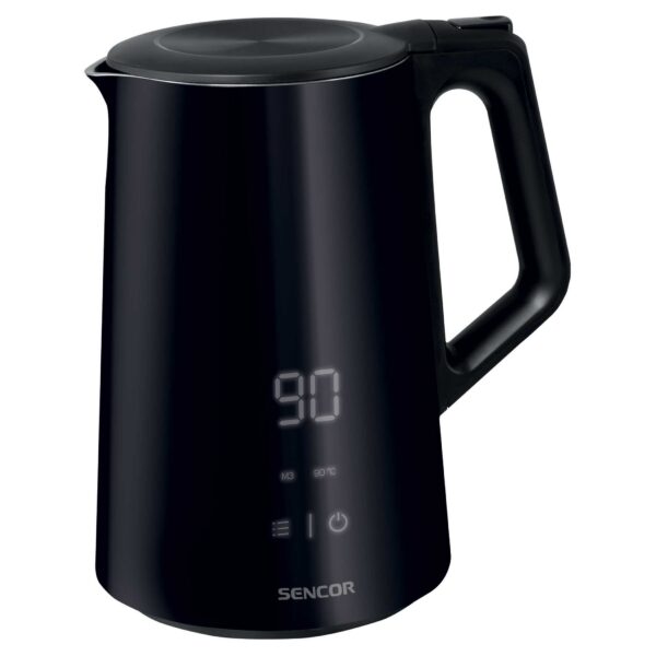 Βραστήρας Sencor SWK 0590BK Μεταβλητής Θερμοκρασίας Μαύρος [1.5L/2200W]
