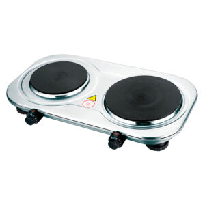 Επιτραπέζια Eμαγιέ Διπλή Εστία Telemax YQ-200D-3S