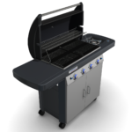 Ψησταριά Υγραερίου CampinGaz 4 Series Classic LSG Μαύρη/Inox με 4 Καυστήρες και Πλαϊνή Εστία