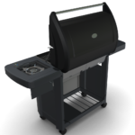 Ψησταριά Υγραερίου CampinGaz 4 Series Classic LSG Μαύρη/Inox με 4 Καυστήρες και Πλαϊνή Εστία