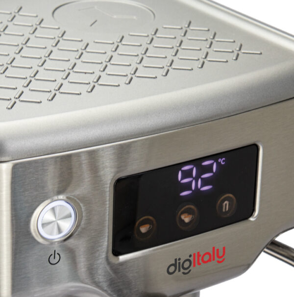 Μηχανή Espresso Gruppe EM3207 Digitaly Ασημί [1465W/19bar/1.8L]