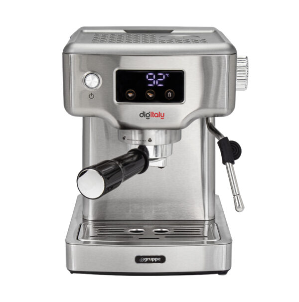 Μηχανή Espresso Gruppe EM3207 Digitaly Ασημί [1465W/19bar/1.8L]