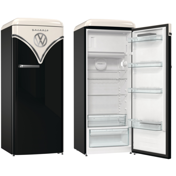 Ψυγείο Μονόπορτο Gorenje OBRB615DBK (VW Special Edition) Μαύρο [LowFrost/247L/Υ153×Π60cm]