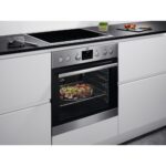 Εντοιχιζόμενο Σετ Φούρνος 72L AEG EPS335061M με Πυρόλυση + Κεραμική Εστία AEG HE604070XB