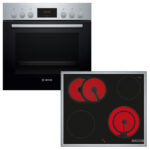 Εντοιχιζόμενο Σετ Φούρνος 66L Bosch HEF133BS1 + Κεραμική Εστία Bosch NKN645GA2E
