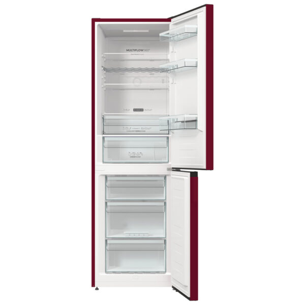 Ψυγειοκαταψύκτης Gorenje NK79B0DR Μπορντό [NoFrost/326L/Υ185×Π60cm]