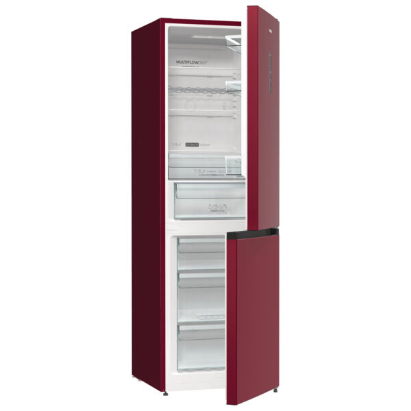 Ψυγειοκαταψύκτης Gorenje NK79B0DR Μπορντό [NoFrost/326L/Υ185×Π60cm]