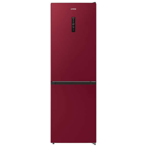Ψυγειοκαταψύκτης Gorenje NK79B0DR Μπορντό [NoFrost/326L/Υ185×Π60cm]