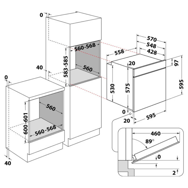 Εντοιχιζόμενος Φούρνος Ατμού 71L Bauknecht BAR2S K8 V2 IN Inox