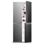 Ψυγείο Ντουλάπα Davoline D4SS 421D IX Inox [NoFrost/421L/Υ180×Π80cm]