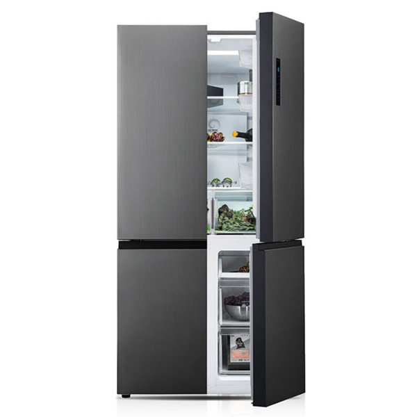 Ψυγείο Ντουλάπα Davoline D4SS 608D IX Inox [NoFrost/600L/Υ191×Π91cm]