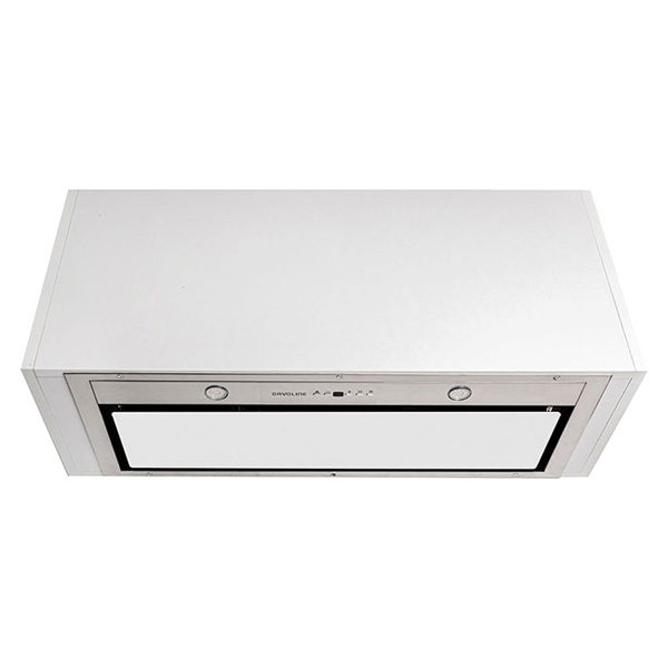 Απορροφητήρας Εντοιχιζόμενος Davoline Inside 90 IX/WH Inox/Λευκός [Π79cm – 445m³/h]