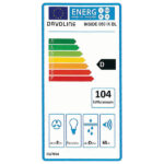 Απορροφητήρας Εντοιχιζόμενος Davoline Inside 60 IX/BL Inox/Μαύρος [Π53cm – 436m³/h]