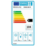 Απορροφητήρας Εντοιχιζόμενος Davoline Inside 60 IX/WH Inox/Λευκός [Π53cm – 436m³/h]
