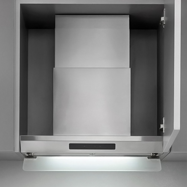 Απορροφητήρας Εντοιχιζόμενος Davoline Inside Plus Drop Control 60 IX Inox [Π60cm – 620m³/h]