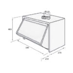 Απορροφητήρας Πτυσσόμενος Davoline P140A Ασημί [Π60cm – 400m³/h]