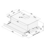 Απορροφητήρας Συρόμενος Davoline Spot Q ECO 060 GR-IX D Inox [Π60cm – 253m³/h]