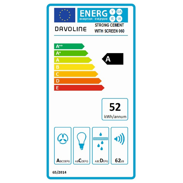 Απορροφητήρας Καμινάδα Davoline Strong Cement 60 [Π60cm – 560m³/h]