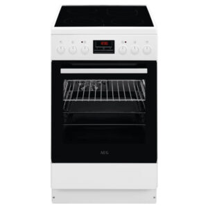 Ηλεκτρική Κουζίνα 57L AEG CCB5442CBW Λευκή με Κεραμικές Εστίες