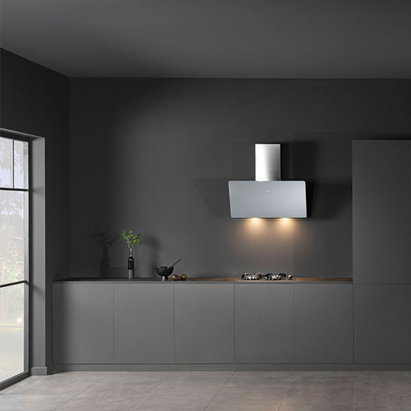Απορροφητήρας Καμινάδα Davoline Shape 60 Γκρι [Π60cm – 648m³/h]