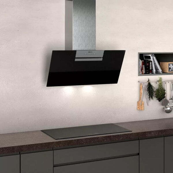 Απορροφητήρας Καμινάδα Neff D85IEE1S0 Μαύρος/Inox [Π79cm – 669m³/h]