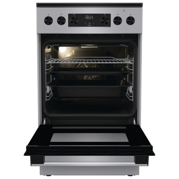 Ηλεκτρική Κουζίνα Ατμού 70L Gorenje GECS5C70SPAOT Inox με Υδρόλυση & Κεραμικές Εστίες