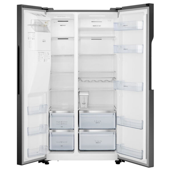Ψυγείο Ντουλάπα Gorenje NRS9EVB Μαύρο [NoFrost/562L/Υ179×Π91cm]