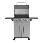 Thermogatz GS Grill Elite 3 2 Ψησταριά Υγραερίου Thermogatz GS Grill Elite Inox με 3 Καυστήρες και Πλαϊνή Εστία