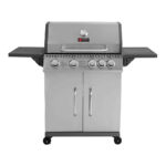 Ψησταριά Υγραερίου Thermogatz GS Grill Elite Inox με 4 Καυστήρες και Πλαϊνή Εστία