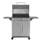 Ψησταριά Υγραερίου Thermogatz GS Grill Elite Inox με 4 Καυστήρες και Πλαϊνή Εστία