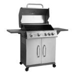 Ψησταριά Υγραερίου Thermogatz GS Grill Elite Inox με 4 Καυστήρες και Πλαϊνή Εστία